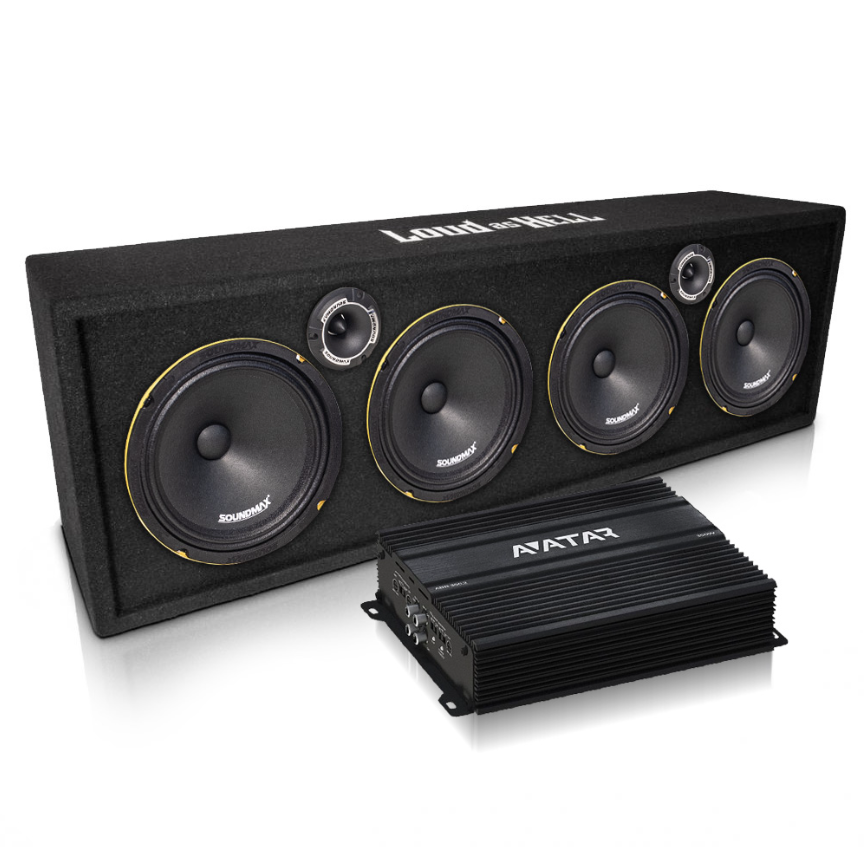 Soundmax SX-M8XL LOUD AS HELL planka Ampkit