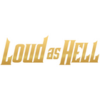 LOUD AS HELL dekal - GULD