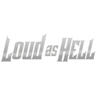 LOUD AS HELL dekal - SILVER