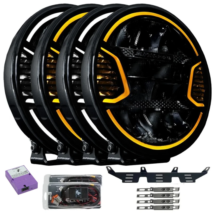 4-PACK SUPERVISION ARC 9" PRO CANBUS-PAKET