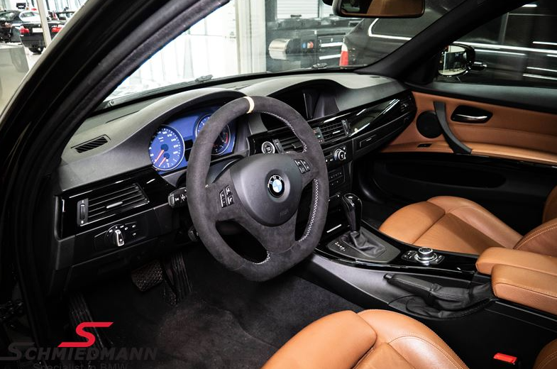 BMW E90/91 Alcantara insats svart till sportratt original BMW