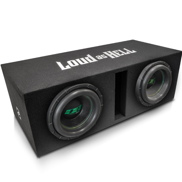 Deaf Bonce 2x10" LOUD AS HELL låda 2x2 Ohm