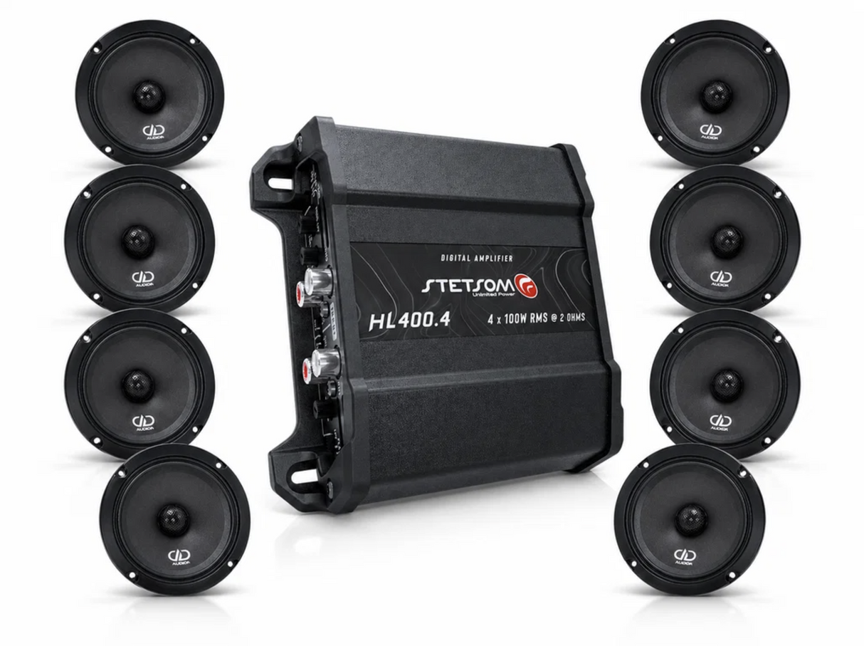 Stetsom DD Audio 4x6,5" paket