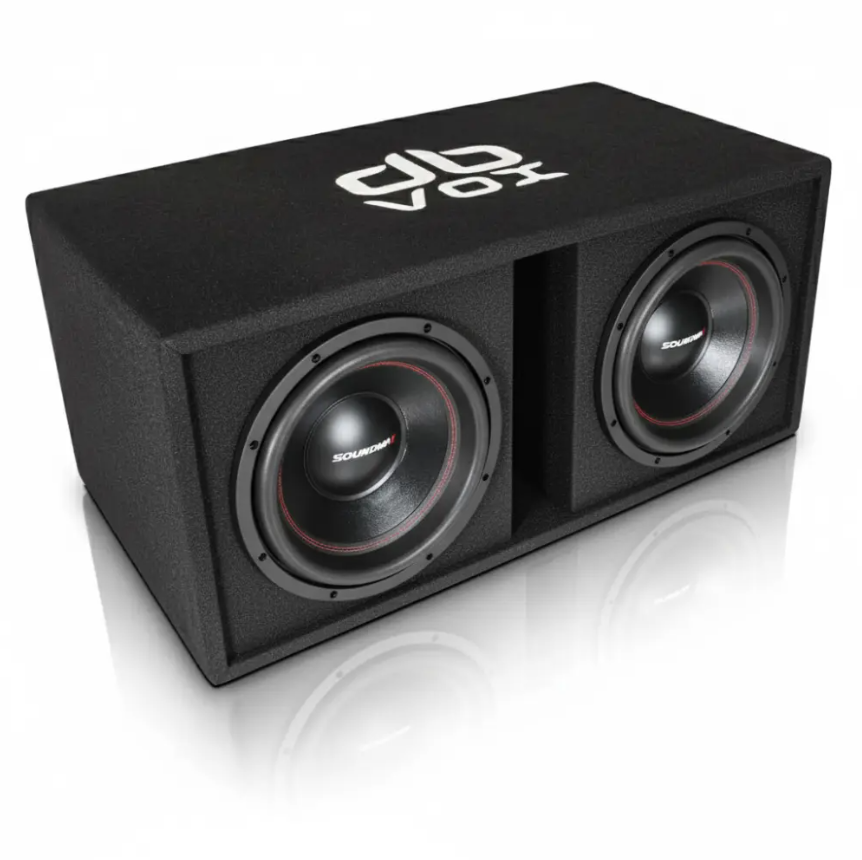 2x12" Soundmax SX-FX12.D4 dBVox låda Ampkit