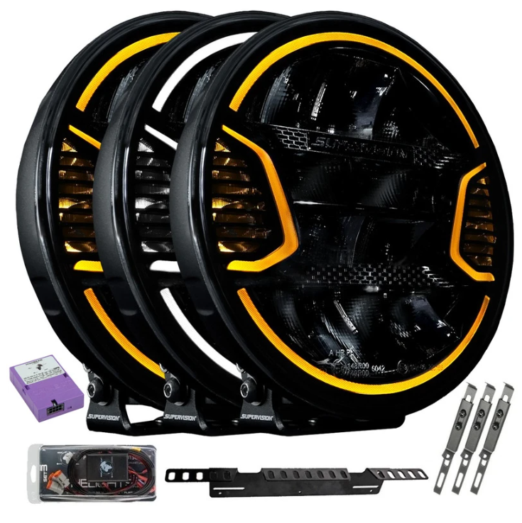 3-PACK SUPERVISION ARC 9" PRO CANBUS-PAKET