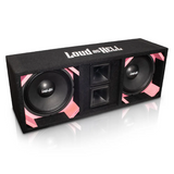 2×10" Chaos Pro Pink Edition Midbaspaket med GAS MAX A2-100.2 – Kraftfullt Pro-ljud & Showdesign