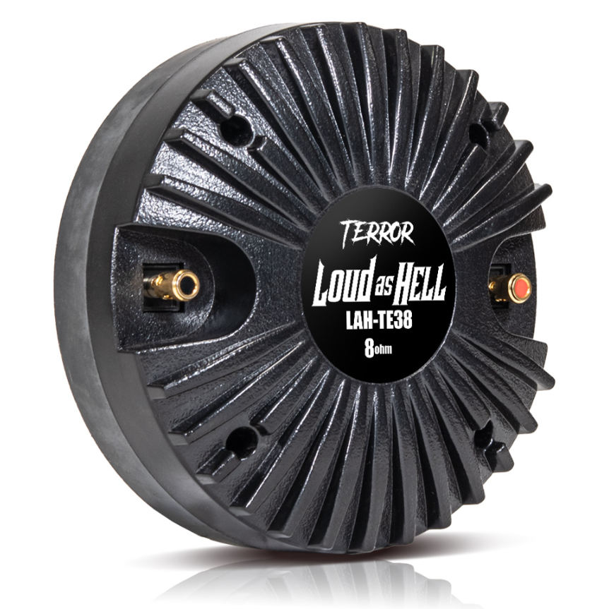 4-Pack Loud as Hell Terror 3" 8 Ohm driver, Svart