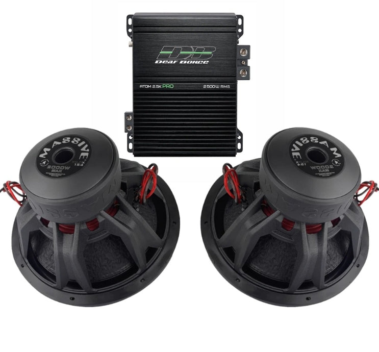 Massive Audio 2x15" KILOX ampkit