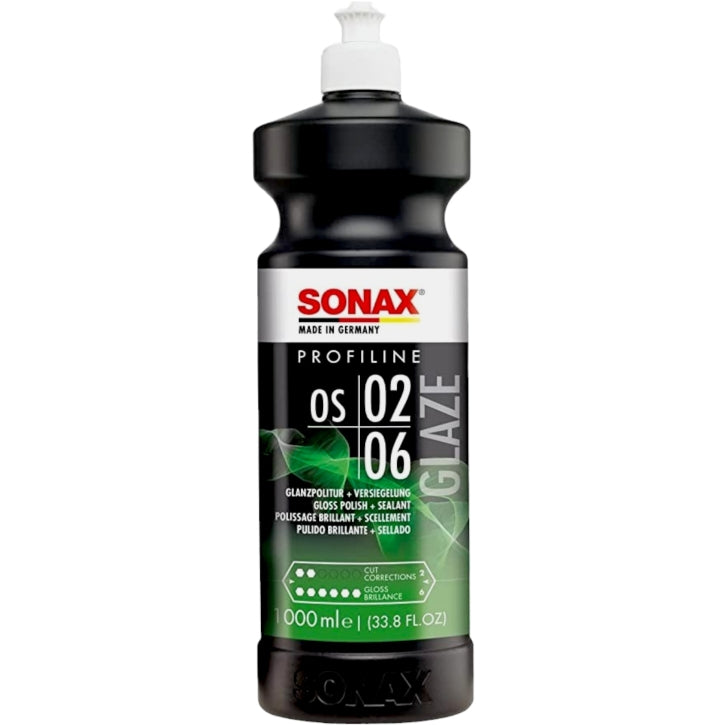 Sonax Profiline OS 02-06 - Högglanspolering med försegling för proffsresultat - 1000 ml