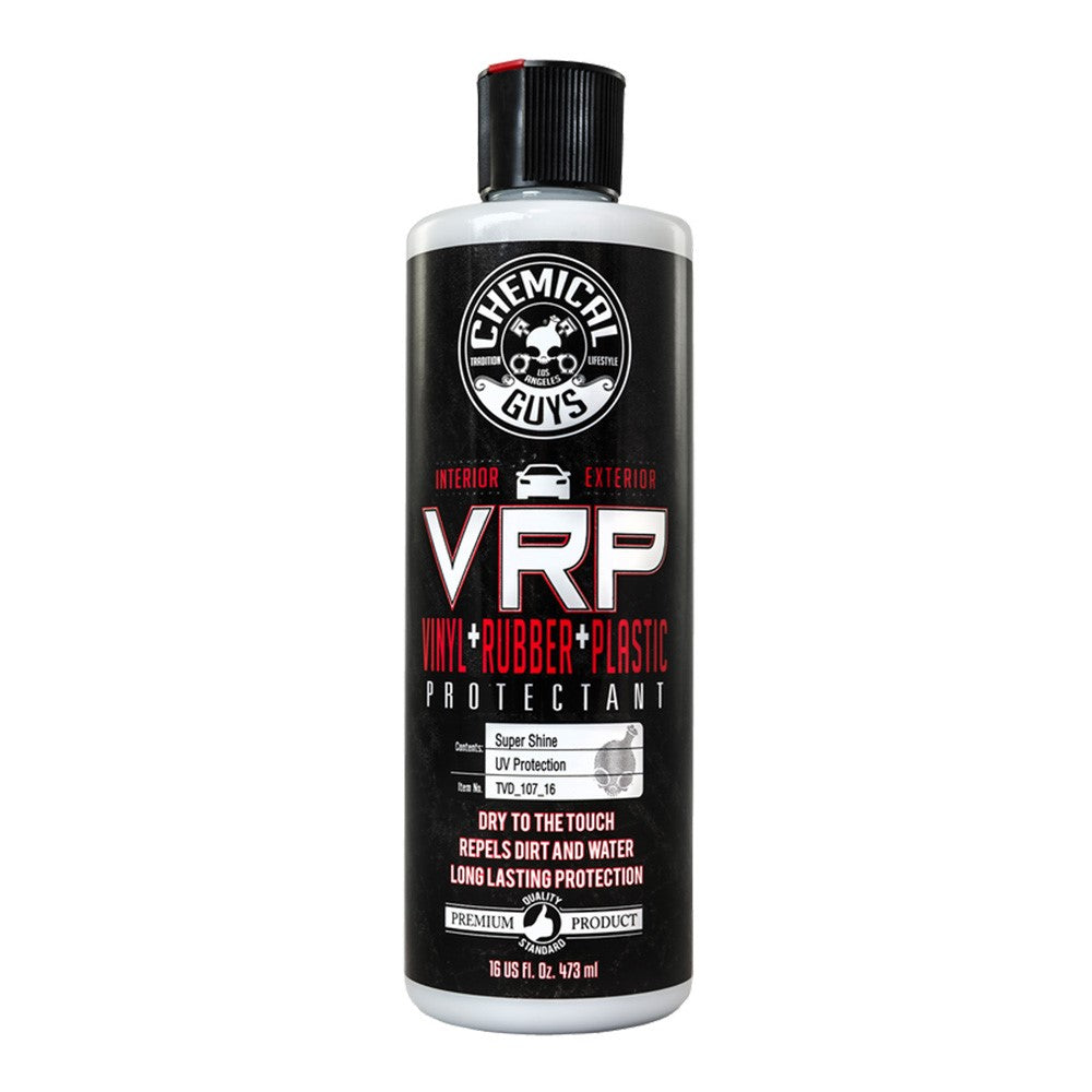 Chemical Guys VRP Dressing, 473 ml – Skydd och glans för vinyl, gummi och plast