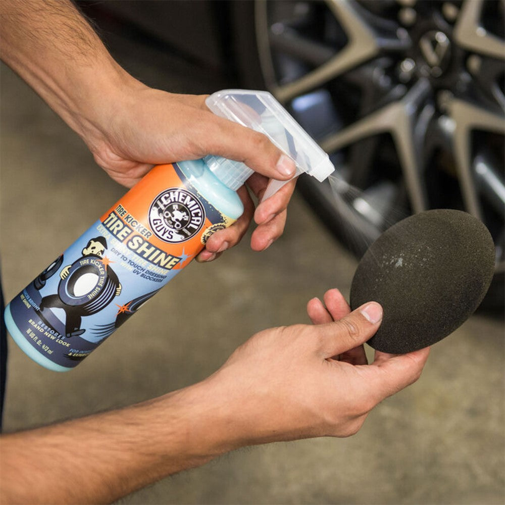 Chemical Guys Tire Kicker Tire Shine, 473 ml – Vattenbaserad däckglans med UV-skydd