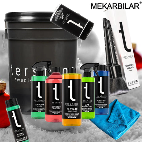 Tershine Julpaket – Komplett Bilvårdskit med Exteriör och Interiör