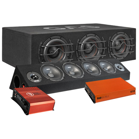 GAS MAX B1-38 och Chaos Box 6,5, raggarpaket med slutsteg