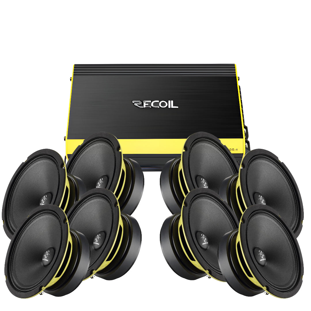 Ground Zero GZCK 6.5XSPL 8x6.5" Amp pack