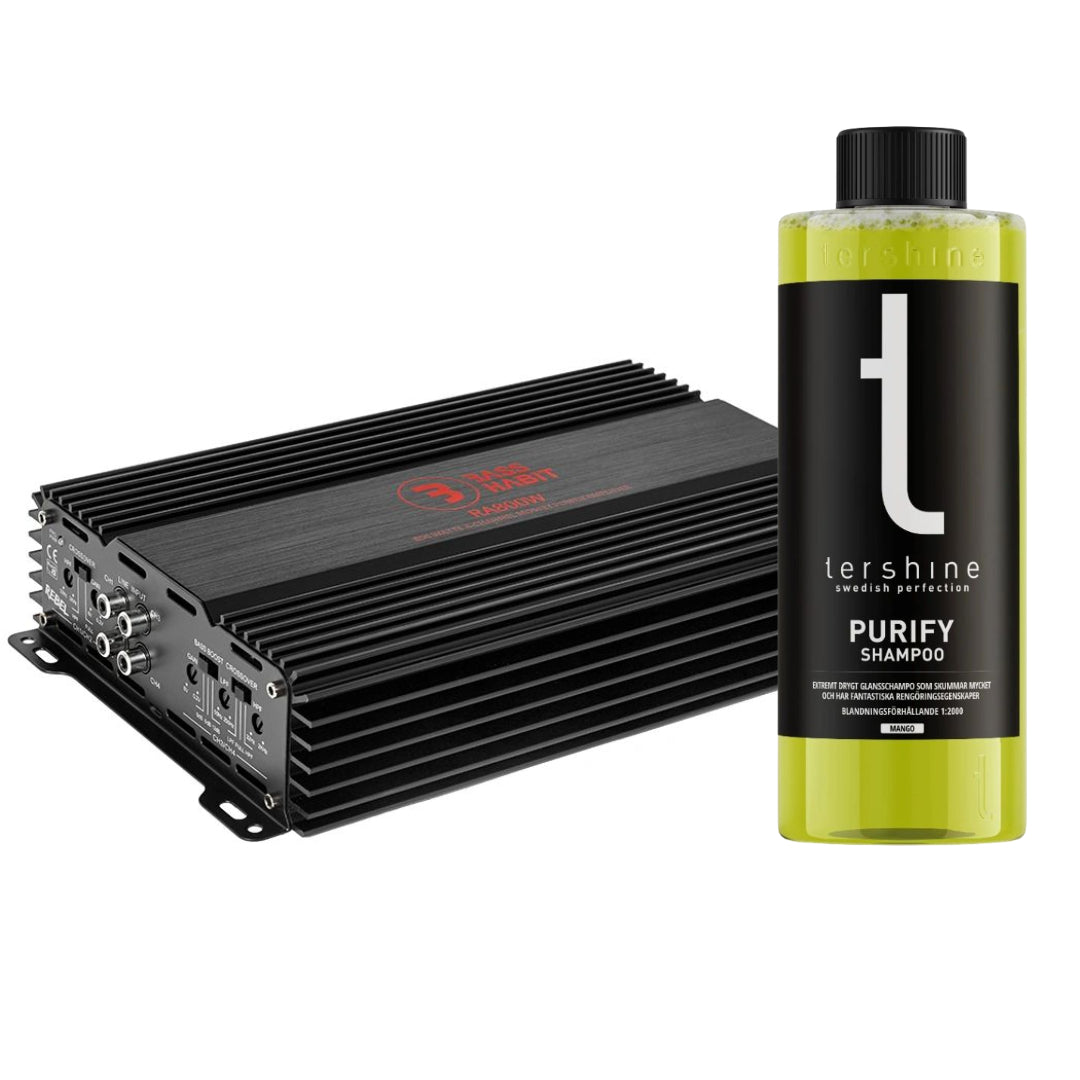 Bass Habit Rebel RA800W med Tershine Purify