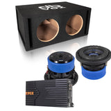 EDGE EDBX1800.1-E1 - Hifonics ZRX8 D2 2×8" dBVox kit