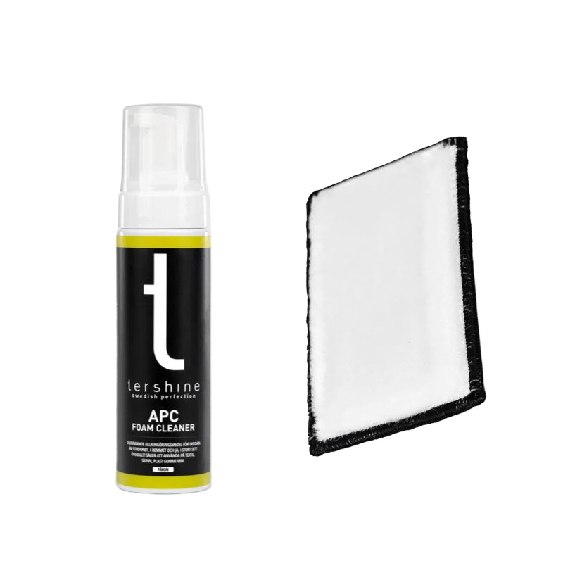 Bilvårdspaket – APC Foam Cleaner Päron 200 ml + Scrub Pad