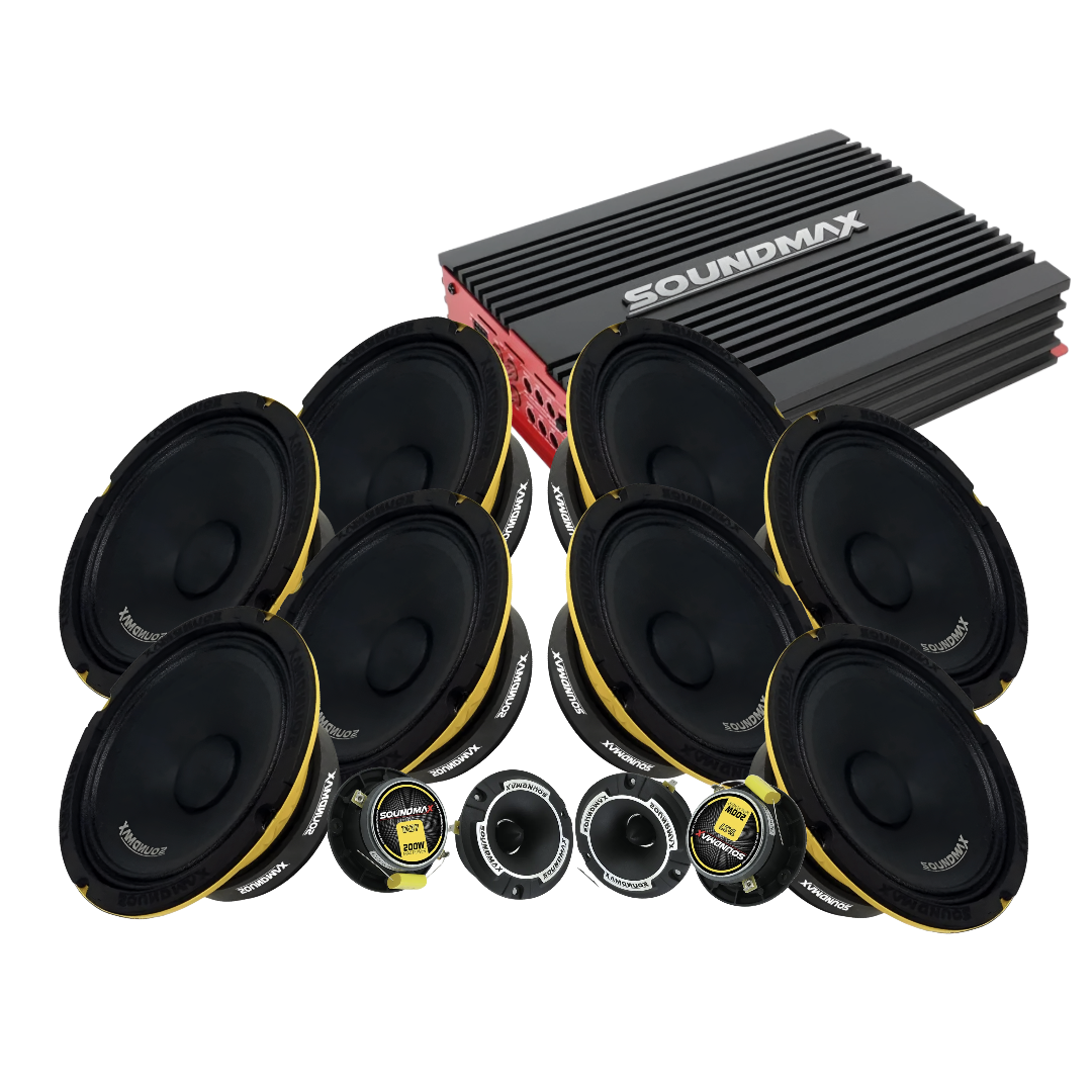 Soundmax SX-M65FS 8x6,5" Amp kit