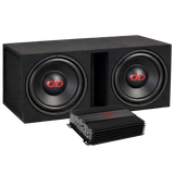 DD Audio 312e-D4 med Bass Habit RA2000W, 2x12 baspaket