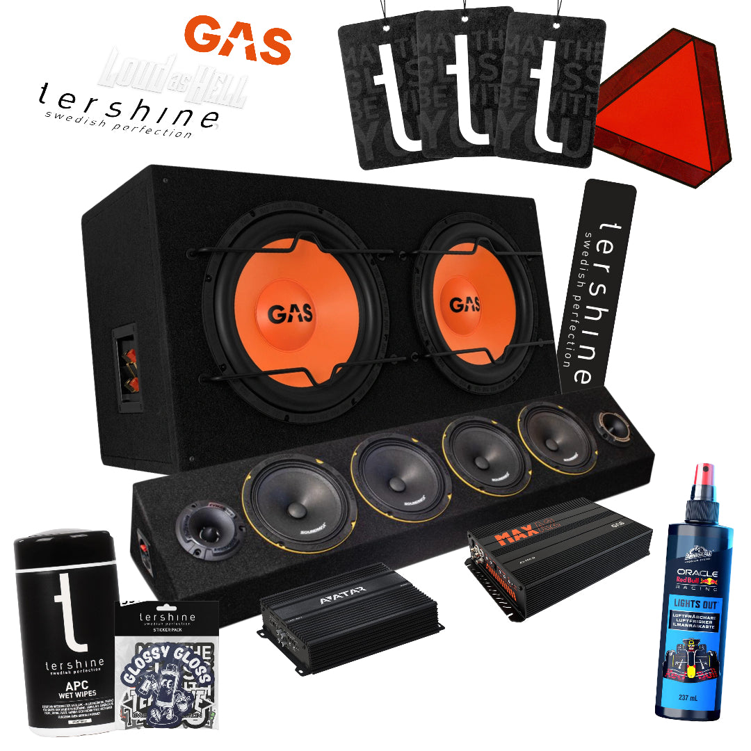 GAS MAD B1-212 med Soundmax SX-MX6, Tufft A-traktor paket