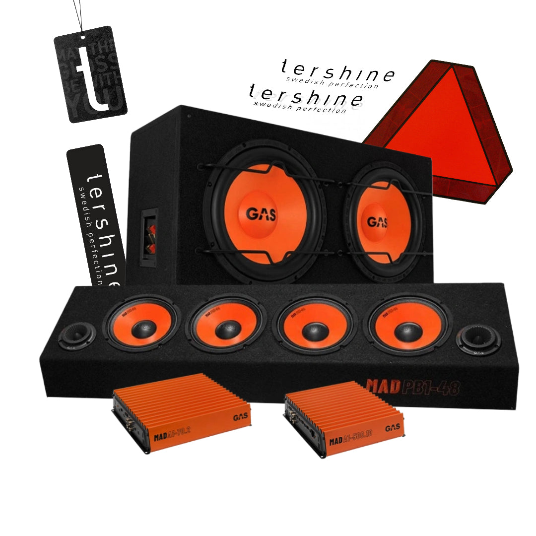 GAS MAD B1-212 A-traktor Paket med Tershine tillbehör, Grymt raggarkit
