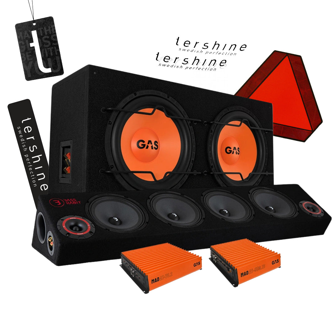 GAS MAD B1-212 A-traktor paket med Tershine tillbehör, Grymt raggarkit