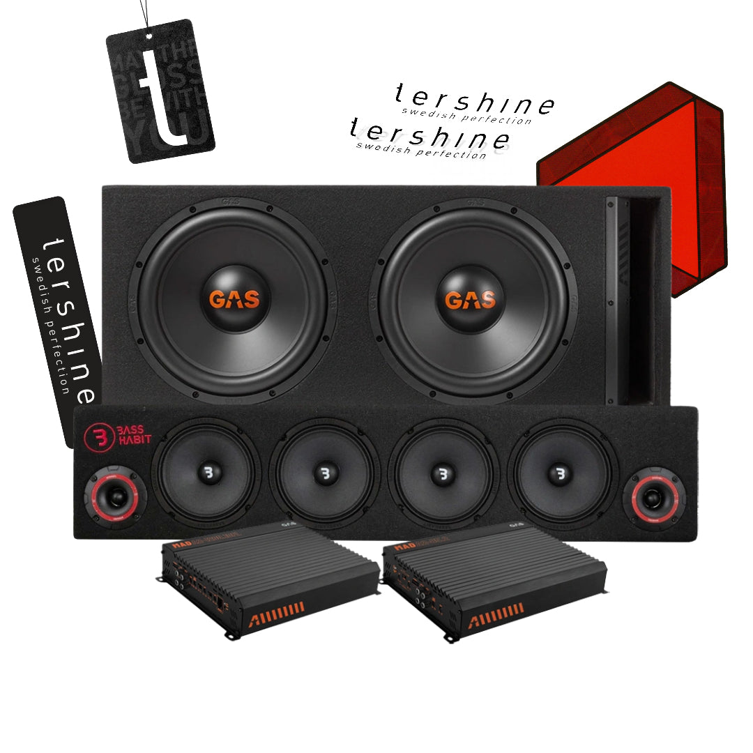 GAS MAD B2-212V A-traktor paket med Tershine tillbehör, Maxat raggarkit