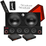 Rockford Fosgate R2-2X12  A-traktor paket med Tershine tillbehör, Kaxigt raggarkit