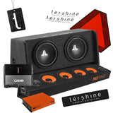 JL Audio CP210-W0v3 A-traktor paket med Tershine tillbehör, Galet raggarkit