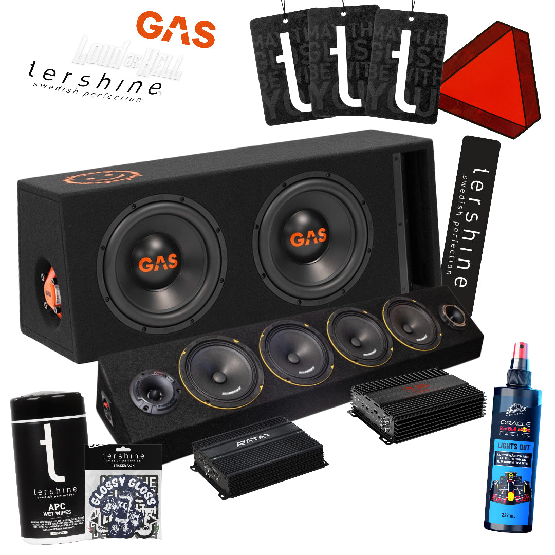 GAS MAD B2-210V med Soundmax SX-MX6, Super fett A-traktor paket