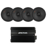 4-Pack GAS MAD PM2-104 med Avatar ABR-500.4, Tufft kit
