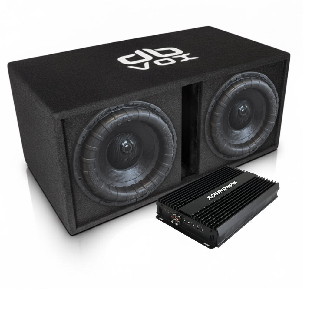 Reiss RS-RX15 med Soundmax SX-3000.1D, Brutalt tufft baspaket