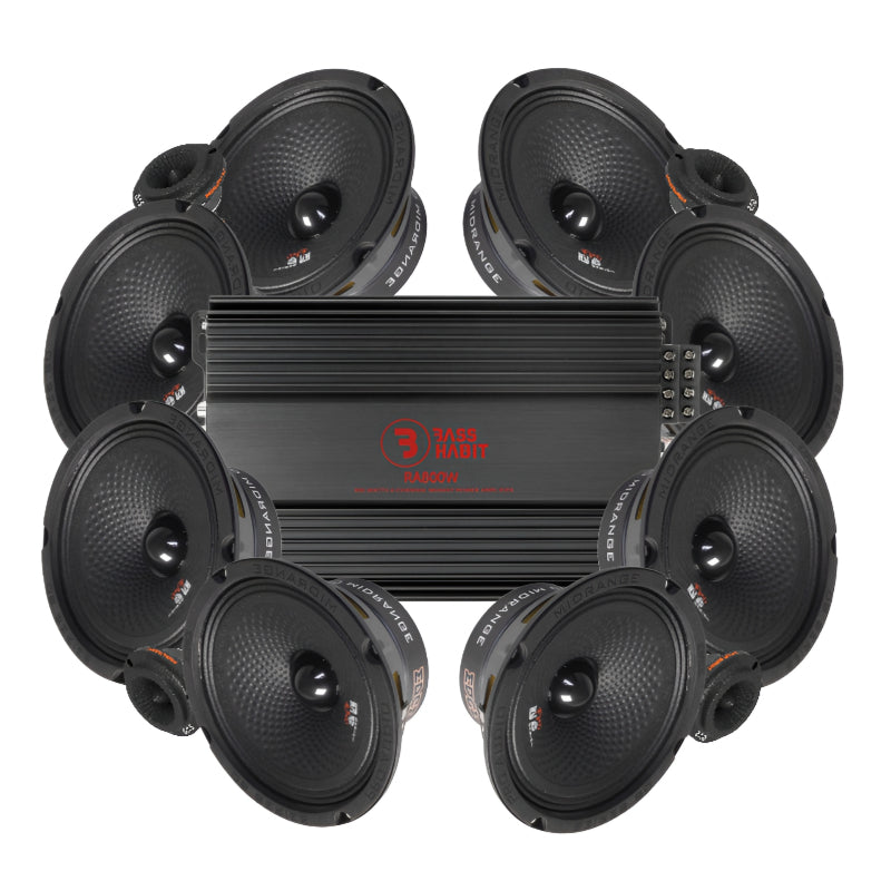 Edge EDBPRO6-E3 8x6.5" Amp kit, Super brutalt raggarkit