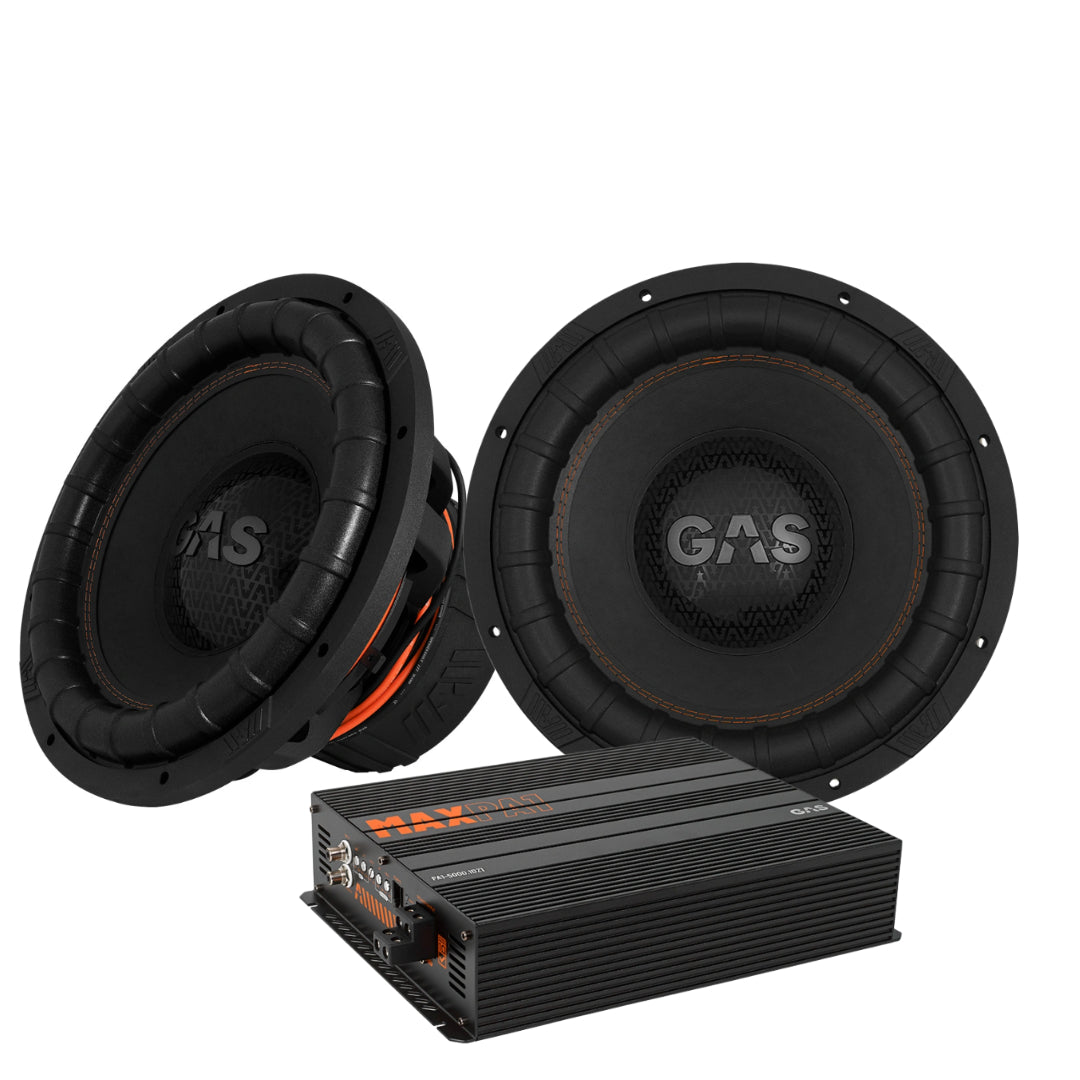 2-pack GAS MAX S2-15D1 & PA1-5000.1DZ1, Galet baspaket