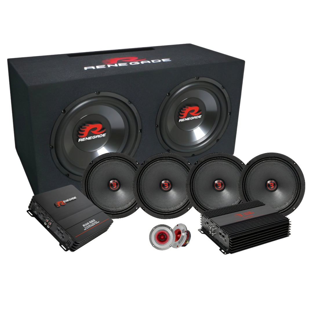 Renegade LOUD 2x10 med SR165M, SPL super raggarkit