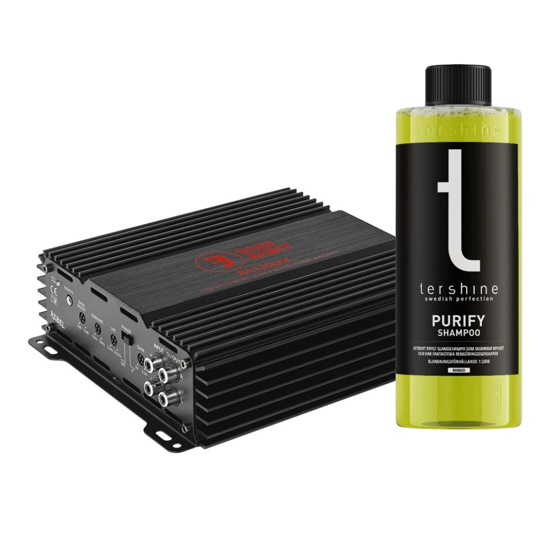 Bass Habit Rebel RA1200W med Tershine Purify