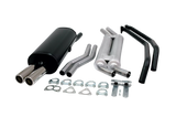 Avgassystem BMW E30 6-cyl 2*70
