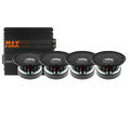 4-Pack DS18 Pancadão PRO-1KP8.8 med MAX PA1-1500.2DZ1, Maxat kit