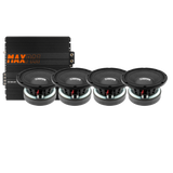 4-Pack DS18 Pancadão PRO-1KP8.8 med MAX PA1-1500.2DZ1, Maxat kit