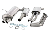 Avgassystem BMW E46 6-cyl 2*70
