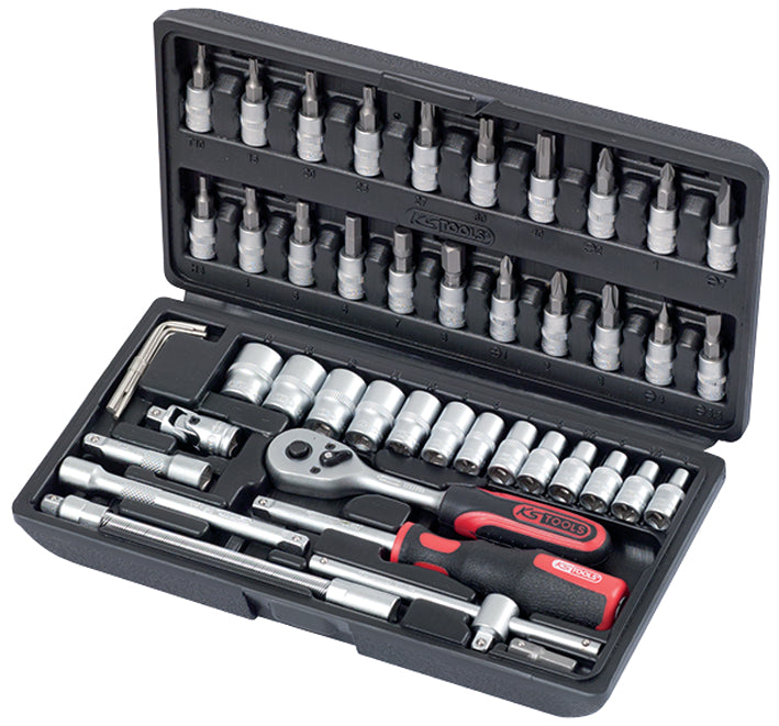 INSTICKSNYCKELSATS 1/4" – 48 delar – KS Tools 917.0648