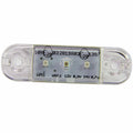 Strands Positionsljus Vit Slim 3 LED,9-36V IP68. E-Märkt.