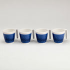Flamefield Azure Melaminmuggset – 4-pack Blå | Perfekt för Camping & Uteliv