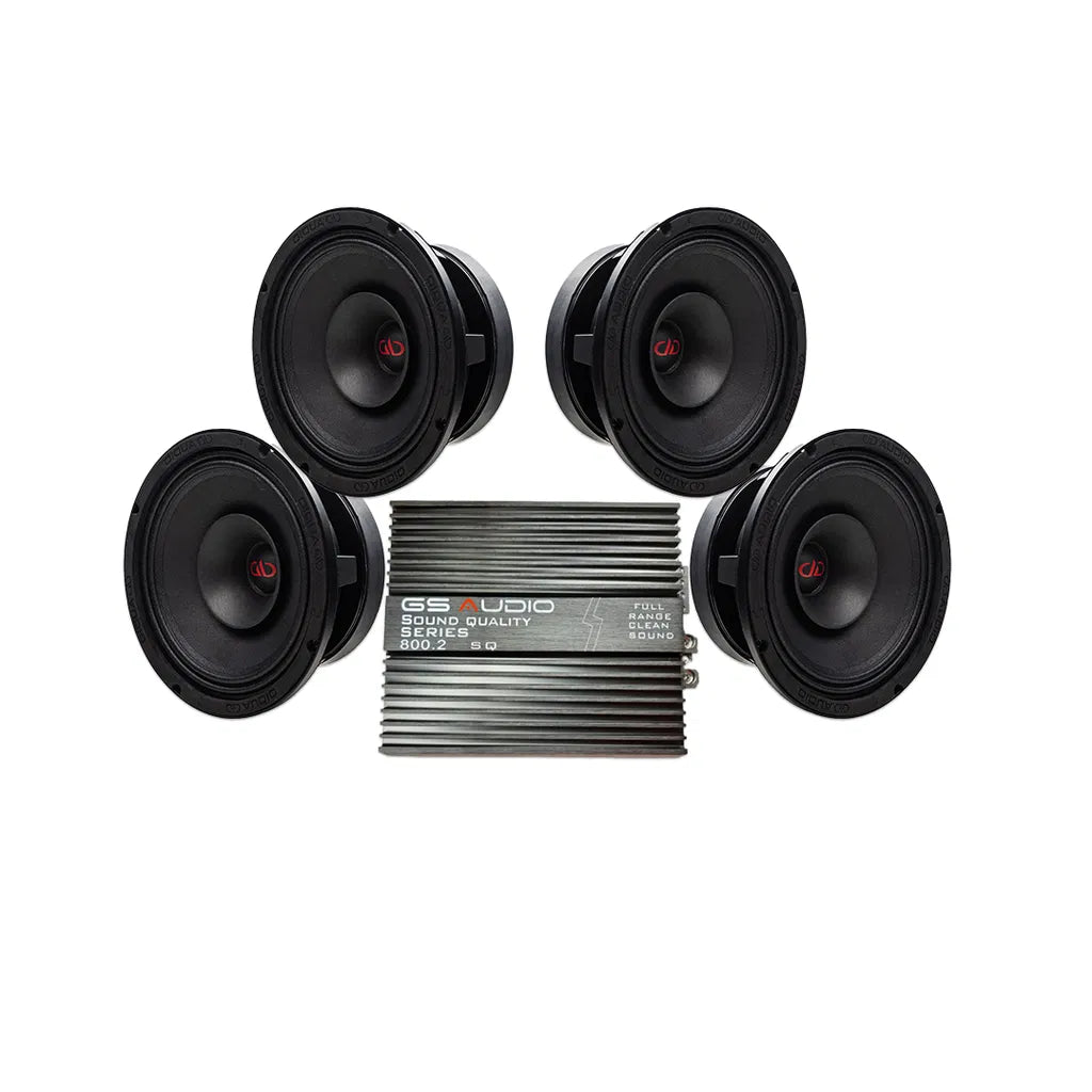4 x DD Audio VO-FR508 Amp Kit