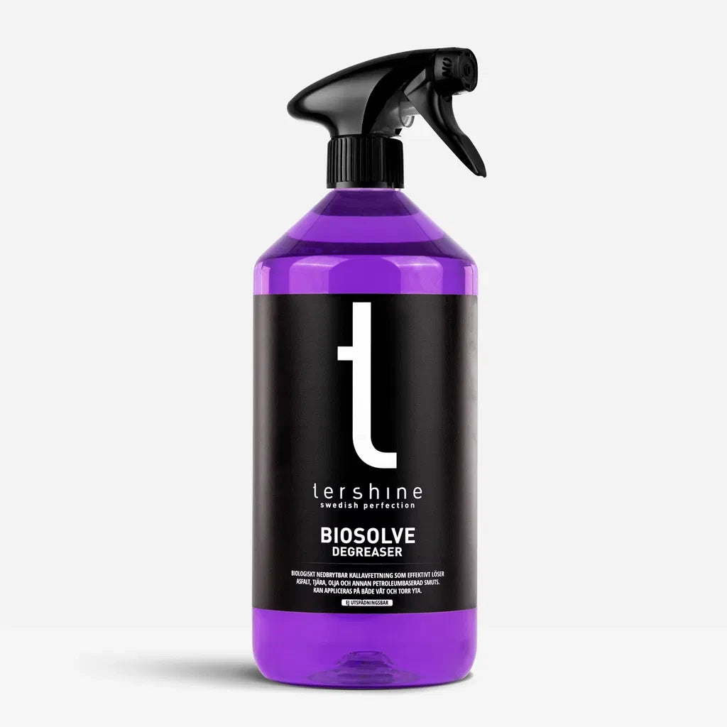Tershine Biosolve Kallavfettning 1L – Biologiskt nedbrytbar & märkningsfri avfettning