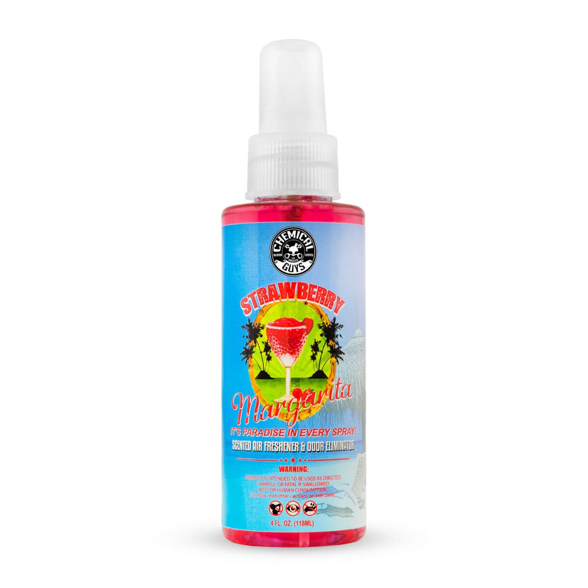 Chemical Guys Doftspray Strawberry Margarita, 118 ml – Fräsch jordgubbsdoft med blomtoner