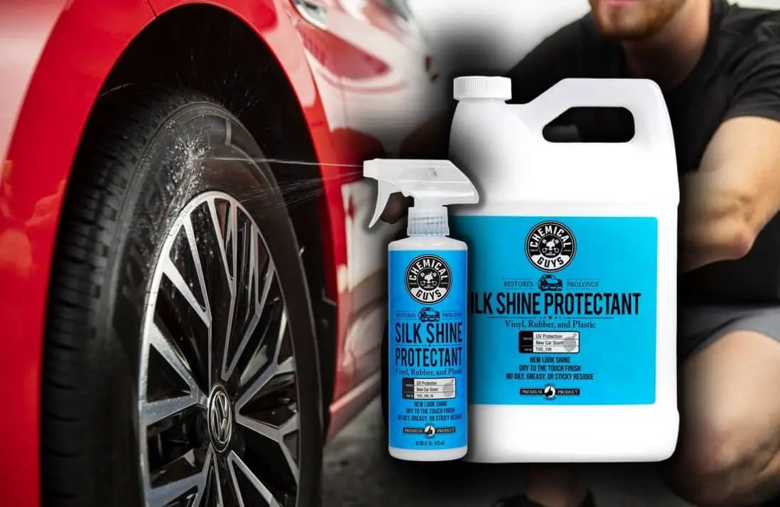 Chemical Guys Silk Shine Dressing, 3,7 l – Vattenbaserad plast- och gummivård med sidenmatt finish