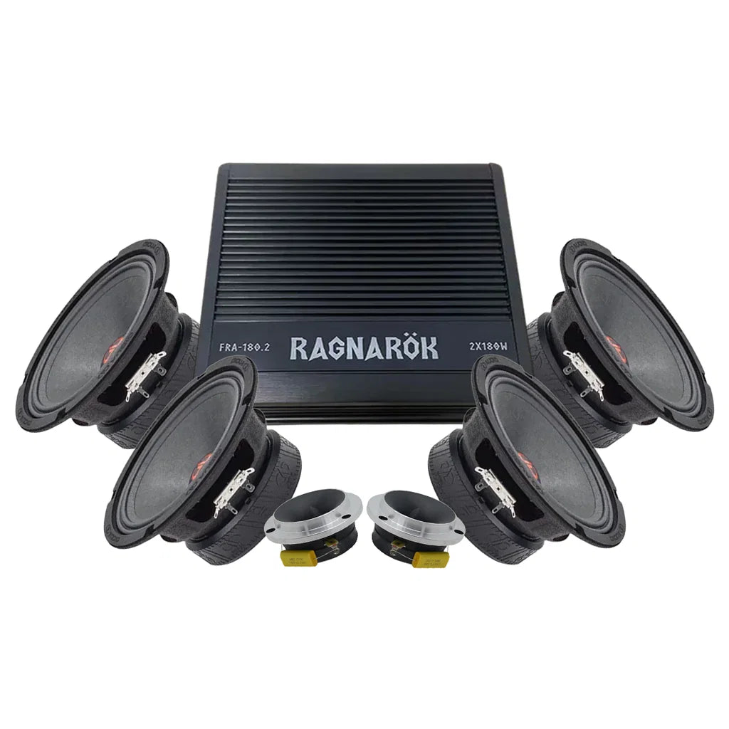 DD Audio VO-M206-S4 4x6.5" Amp kit