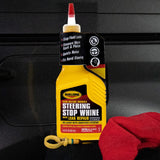 RISLONE Steering Stop Whine with Leak Repair – Styrservotillsats för Läckage, Oljud & Hård Styrning - 350 ml