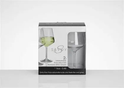 Savoy Vitvinsglas 2-pack – 45 cl, okrossbara och ultralätta